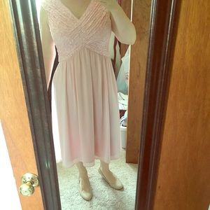 Melrose Bridal pink cocktail dress